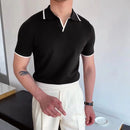 Old Money style men’s polo