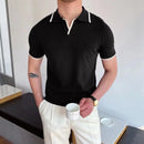 Old Money style men’s polo