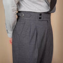 Black slim fit trousers
