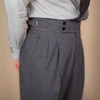 Black slim fit trousers