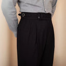 Formal straight-leg pants