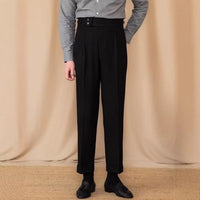Slim cut men's trousers