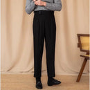 Formal straight-leg pants