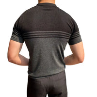 Men’s slim fit striped polo