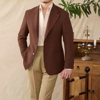 Casual Suit Natural Linen Half Lining Thin Breathable Jacket Prendersons