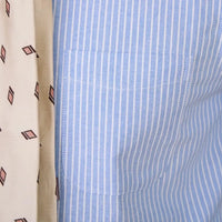 Collar Cotton Striped Long Sleeved Shirt Prendersons