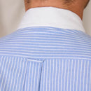 Collar Cotton Striped Long Sleeved Shirt Prendersons