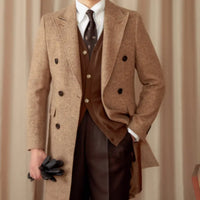 Color Dots Mid-length Coat Prendersons