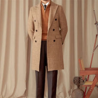 Color Dots Mid-length Coat Prendersons
