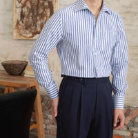 Commuter Cotton Striped Slim Shirt Prendersons