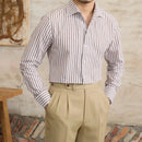 Commuter Cotton Striped Slim Shirt Prendersons