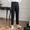 Commuter Suit Casual Suit Italian High Waist Straight-leg Pants Prendersons