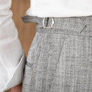 Cotton And Linen Thin Breathable Casual High Waist Straight Pants Prendersons