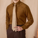 Cotton Corduroy Long-sleeved Shirt American Japanese Style Prendersons