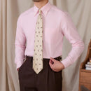 Cotton Slim-fit Striped Long-sleeved Shirt Breathable Casual Business Shirt Prendersons