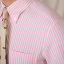 Cotton Slim-fit Striped Long-sleeved Shirt Breathable Casual Business Shirt Prendersons