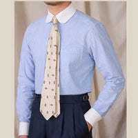 Cotton Striped Long Sleeved Shirt Men Prendersons