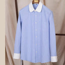 Cotton Striped Long Sleeved Shirt Men Prendersons
