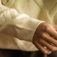 Diamond Lattice Jacquard Gradient Sweater Prendersons