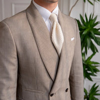Double-breasted Tuxedo Suit Jacket For Men Prendersons