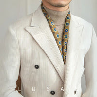 Tailored business suit brown