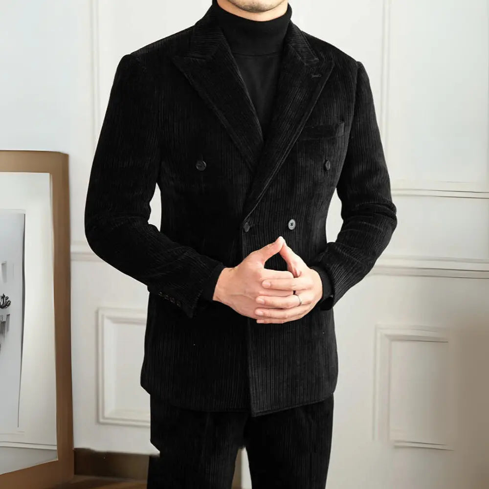 Tailored business suit brown