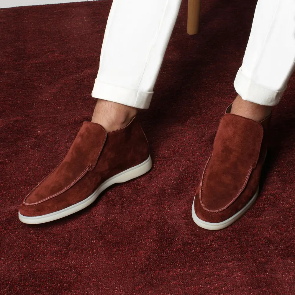 European And American Wide Fit Suede Men's Loafers – Multi-Colour | Autumn Ready | British Casual Luxury
