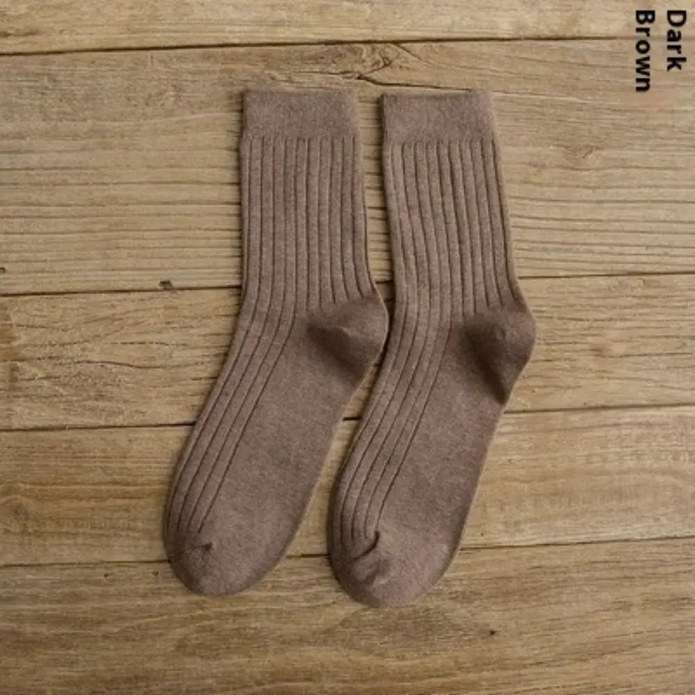 Mid-calf men's thin socks