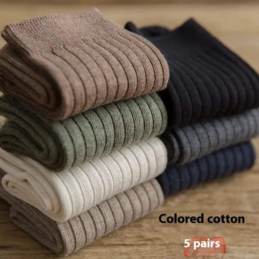 Mid-calf men's thin socks