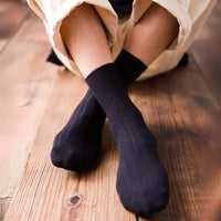 Breathable polyester men's socks
