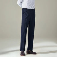 Straight Fit Light Business Mens Baggy Pants – Black, Navy Blue, Brown, Apricot, White | Old Money Menswear Prendersons