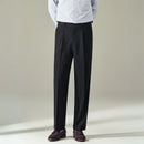 Straight Fit Light Business Mens Baggy Pants – Black, Navy Blue, Brown, Apricot, White | Old Money Menswear Prendersons