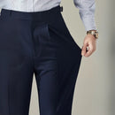 Straight Fit Light Business Mens Baggy Pants – Black, Navy Blue, Brown, Apricot, White | Old Money Menswear Prendersons