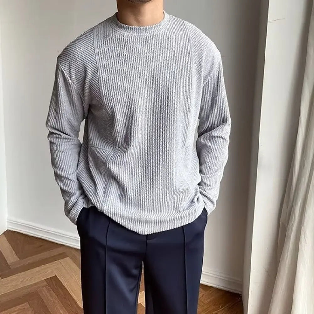 Loose Fit Linen men's Undershirt T-Shirt – Everyday Casual | Old Money Menswear