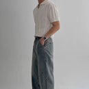 Men’s breathable hollow summer t-shirt