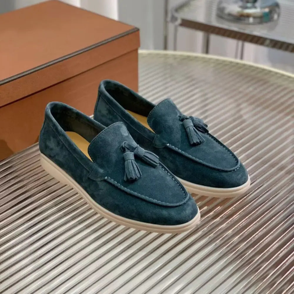 Fashion Suede Tassel Slip-on Loafers Prendersons