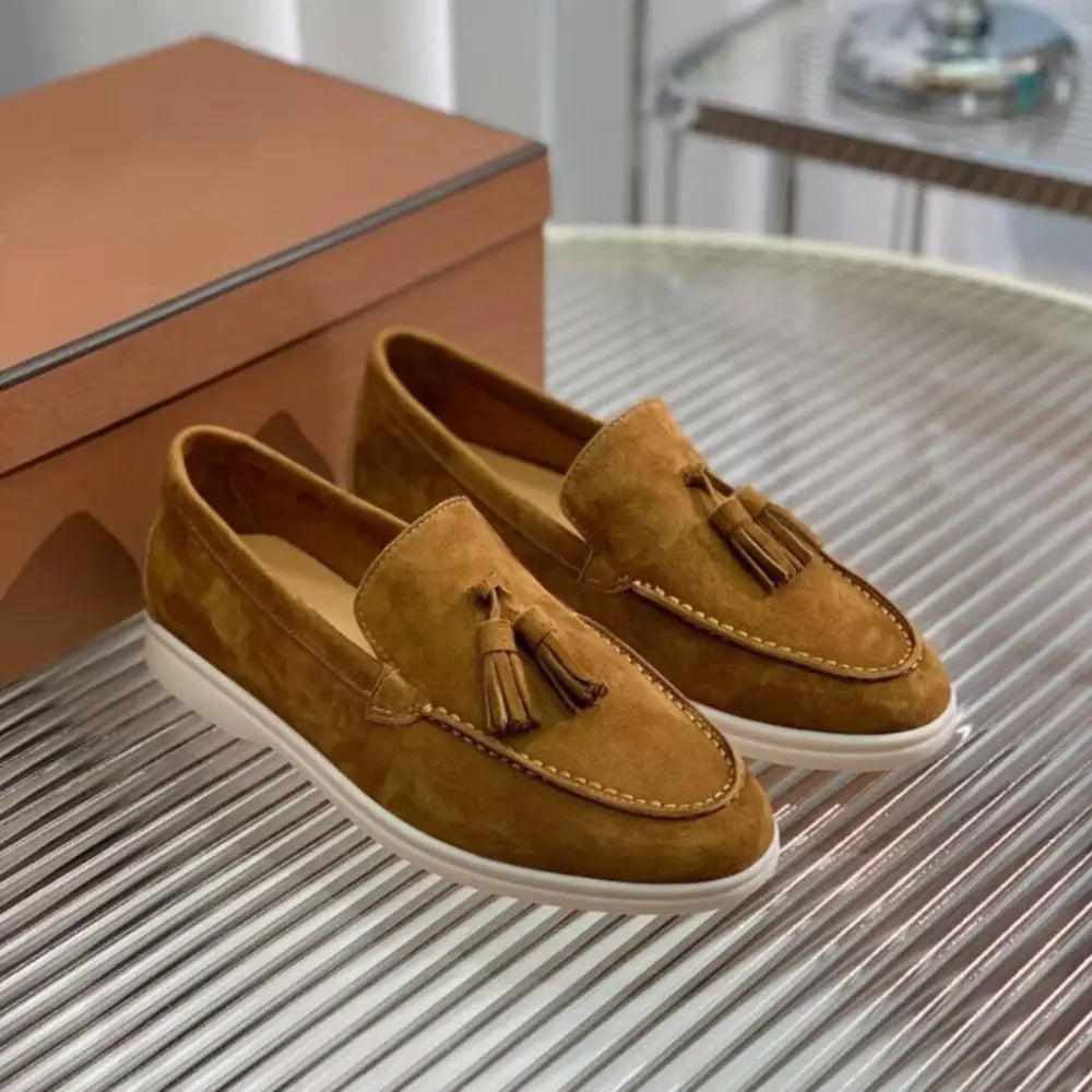 Fashion Suede Tassel Slip-on Loafers Prendersons