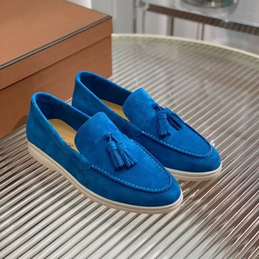 Fashion Suede Tassel Slip-on Loafers Prendersons