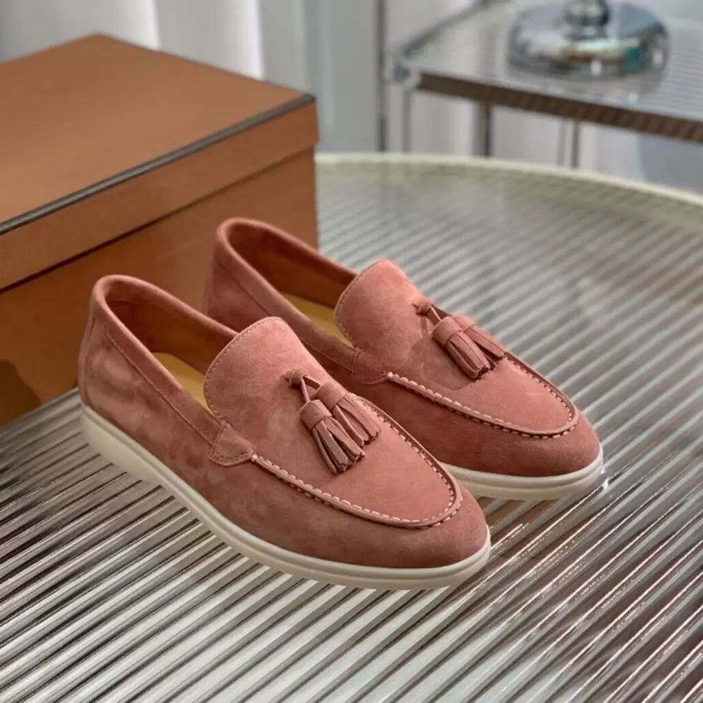Fashion Suede Tassel Slip-on Loafers Prendersons
