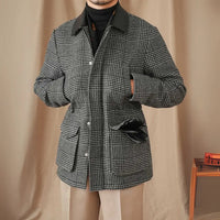 Gray Coat 70 Wool Retro Warm Jacket Prendersons