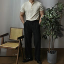 HOT Thread Double Pleated Loose Straight Cargo Casual Suit Pants Prendersons