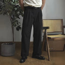 HOT Thread Double Pleated Loose Straight Cargo Casual Suit Pants Prendersons