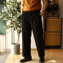 HOT Thread Double Pleated Loose Straight Cargo Casual Suit Pants Prendersons