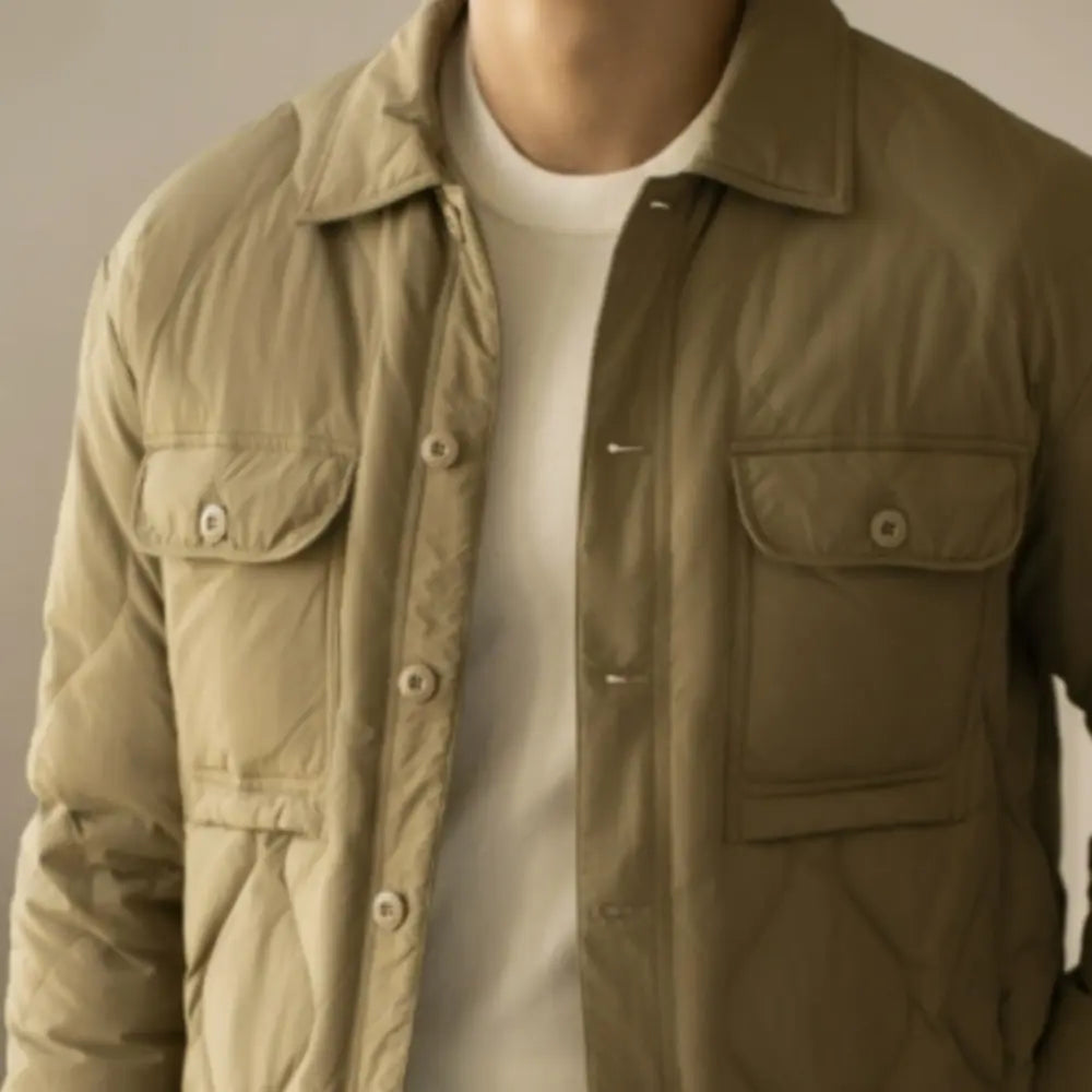 High Density Duck Down Seamless Lapel Down Jacket Men's Autumn And Winter New Prendersons