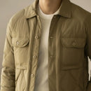 High Density Duck Down Seamless Lapel Down Jacket Men's Autumn And Winter New Prendersons
