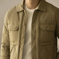 High Density Duck Down Seamless Lapel Down Jacket Men's Autumn And Winter New Prendersons