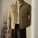 High Density Duck Down Seamless Lapel Down Jacket Men's Autumn And Winter New Prendersons