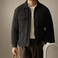 High Density Duck Down Seamless Lapel Down Jacket Men's Autumn And Winter New Prendersons