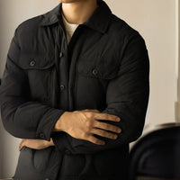 High Density Duck Down Seamless Lapel Down Jacket Men's Autumn And Winter New Prendersons