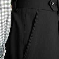 High Waist Baggy Straight Trousers Gentry Non-ironing Trousers Prendersons